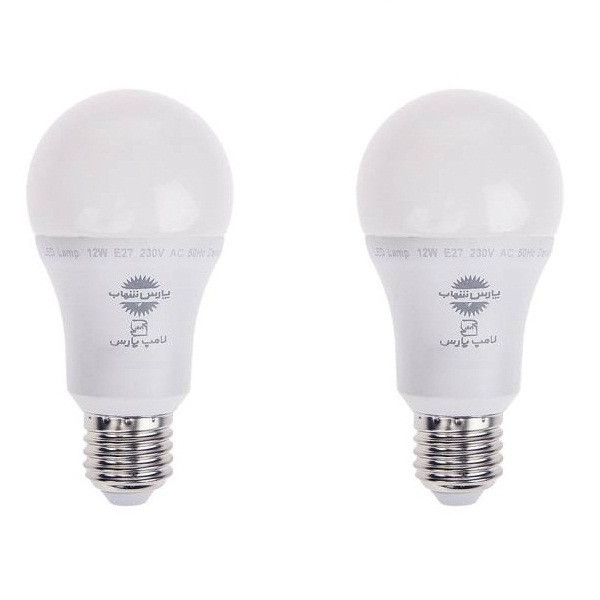 لامپ LED حبابدار 12 وات -مهتابی E27 پارس شهاب