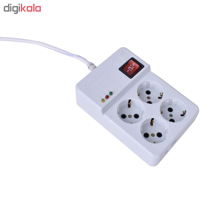 محافظ ولتاژ خیام الکتریک مدل KH8050 مخصوص یخچال و فریزر ارتدار پشت چینی 5 متری