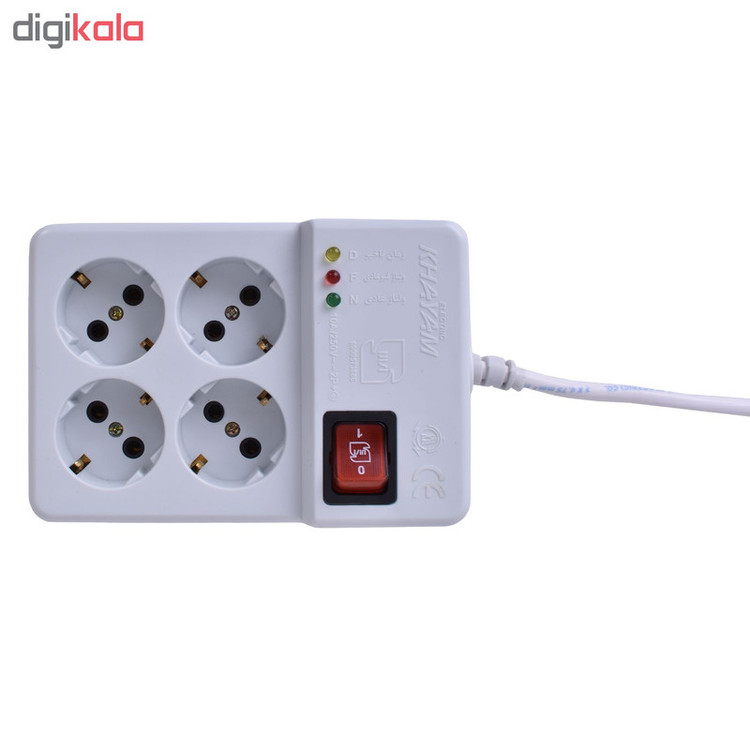محافظ ولتاژ خیام الکتریک مدل KH8050 مخصوص یخچال و فریزر ارتدار پشت چینی 5 متری