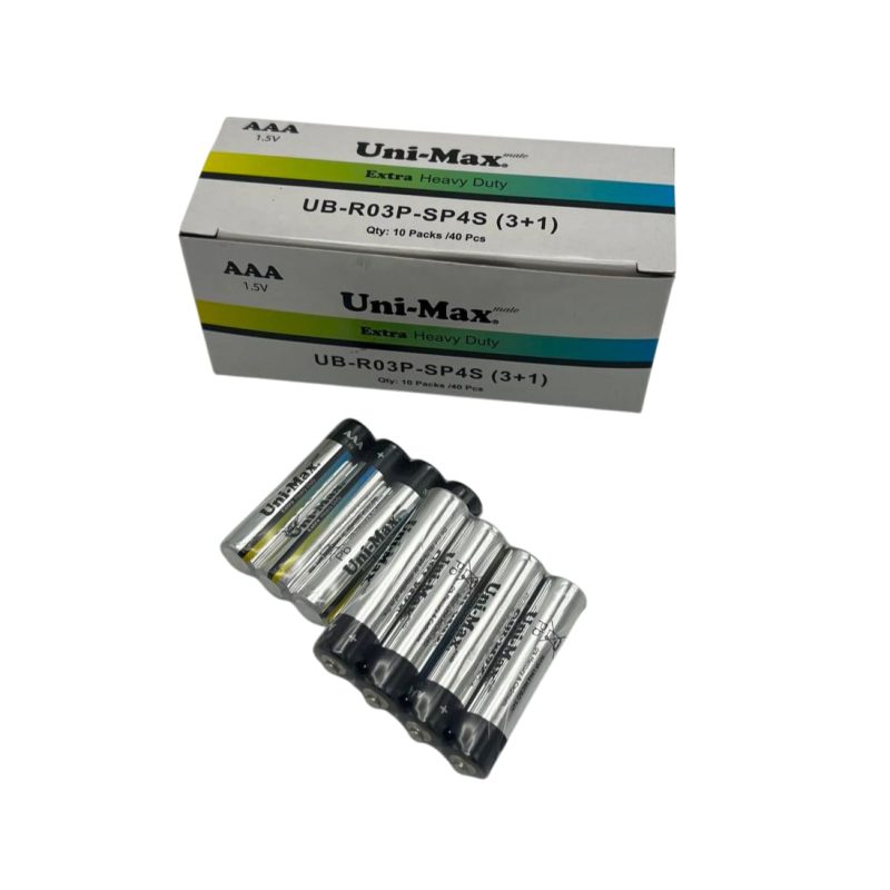 باطري يوني مكس نيم قلمي -سوپر انرژي كارت داري 4 عددي UB-