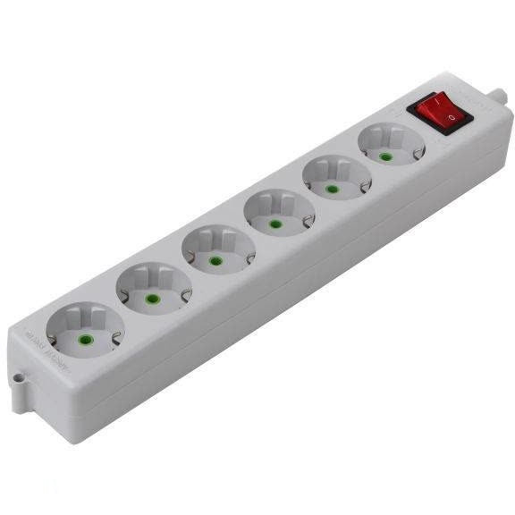 پریز 6 خانه بدون كابل ارت داردار -شهاب فردان