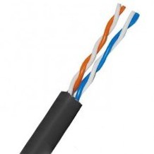 كابل 2 زوج 0.6 هوايي مس -(حلقه 500 متري) بافه گلستان