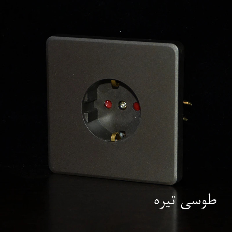 پریز ارتدار خیام الکتریک مدل خیام نقرهای