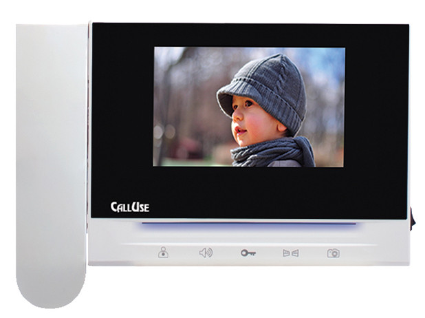 مانیتور آیفون تصویری 4.3 اینچ کالیوز مدل سایه CU-S43 سفید حافظهدار