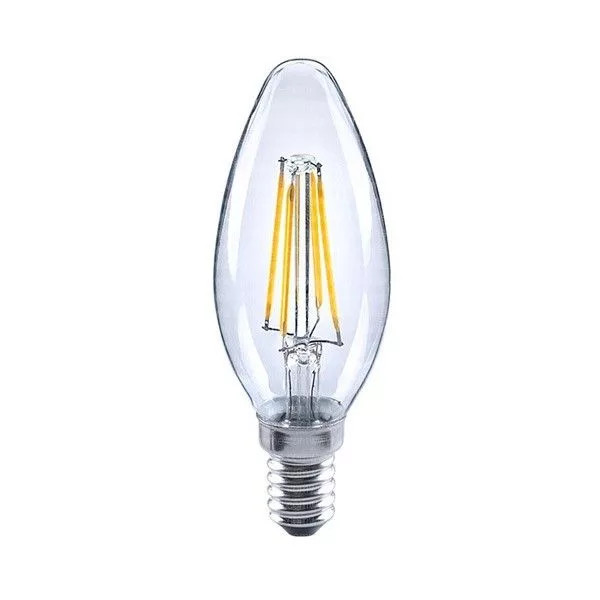 لامپ LED ساده 5 وات فیلامنتی آفتابی شفاف E14 پارس شهاب