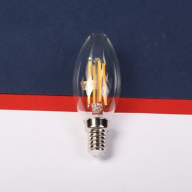 لامپ LED ساده 5 وات فیلامنتی آفتابی شفاف E14 پارس شهاب