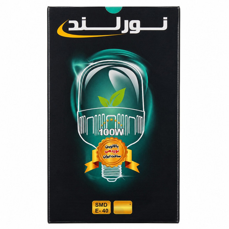 لامپ الایدی 100 وات مهتابی نورلند مدل استوانه پایه E40