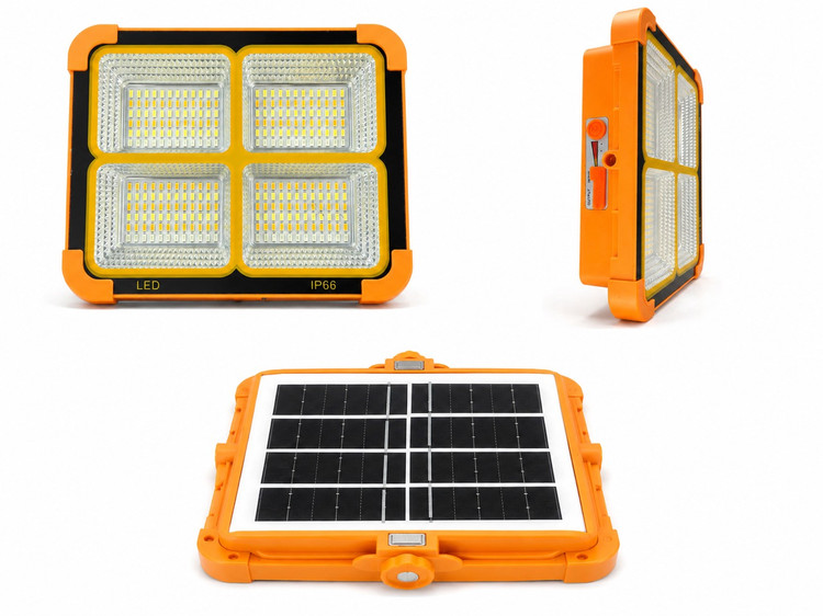 پروژکتور اضطراری بدنه نارنجی با 2 حالت نوردهی آراک