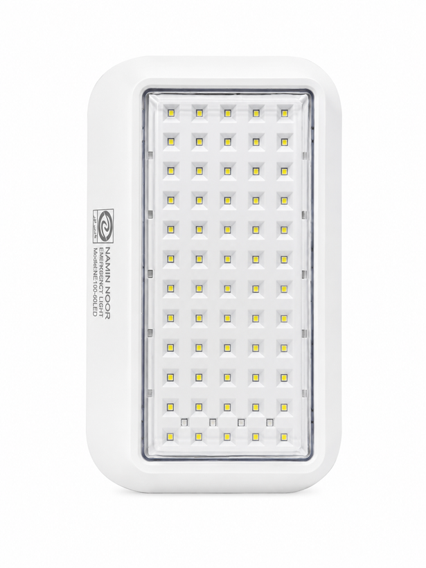 چراغ اضطراری شارژی 60 LED نامین نور مدل NE100