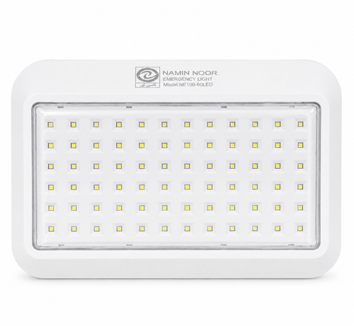 چراغ اضطراری شارژی 60 LED نامین نور مدل NE100