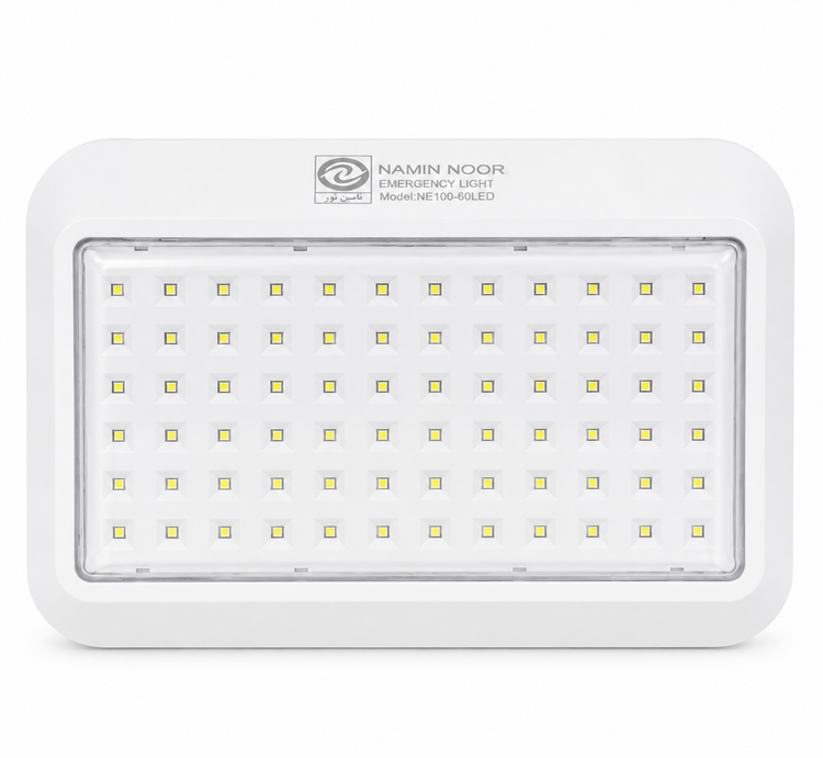چراغ اضطراری شارژی 60 LED نامین نور مدل NE100
