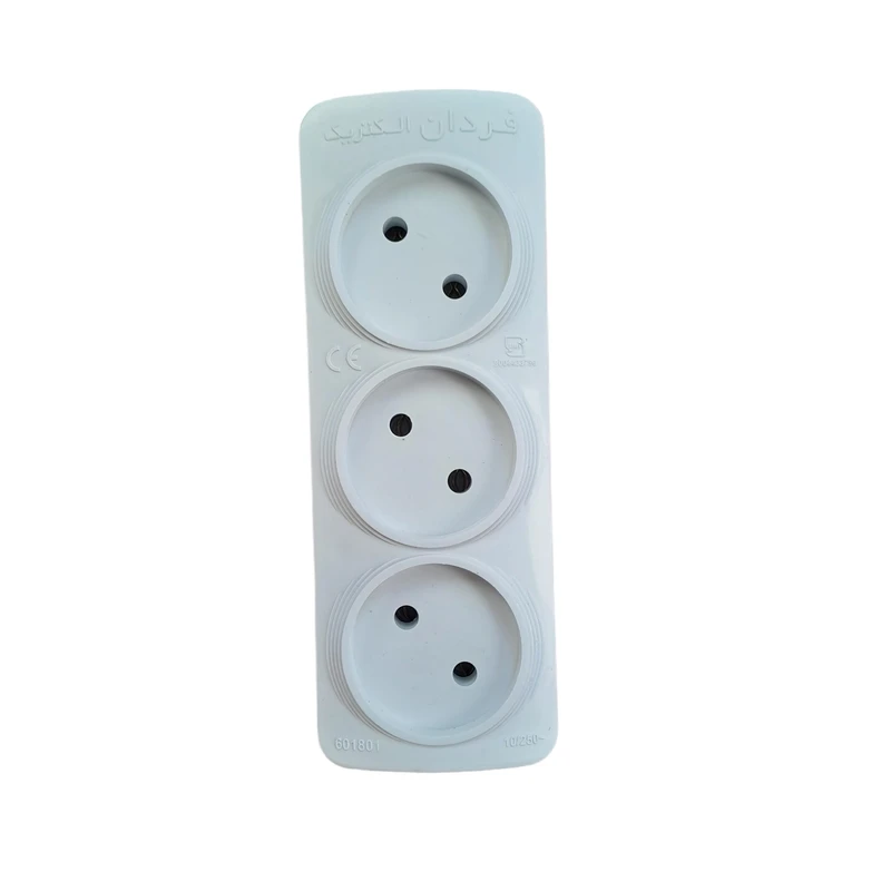 پریز 3 خانه بدون کابل ساده صبا فردان الکتریک