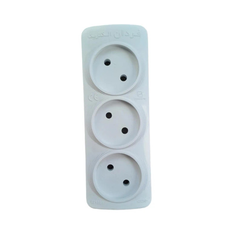 پریز 3 خانه بدون کابل ساده صبا فردان الکتریک