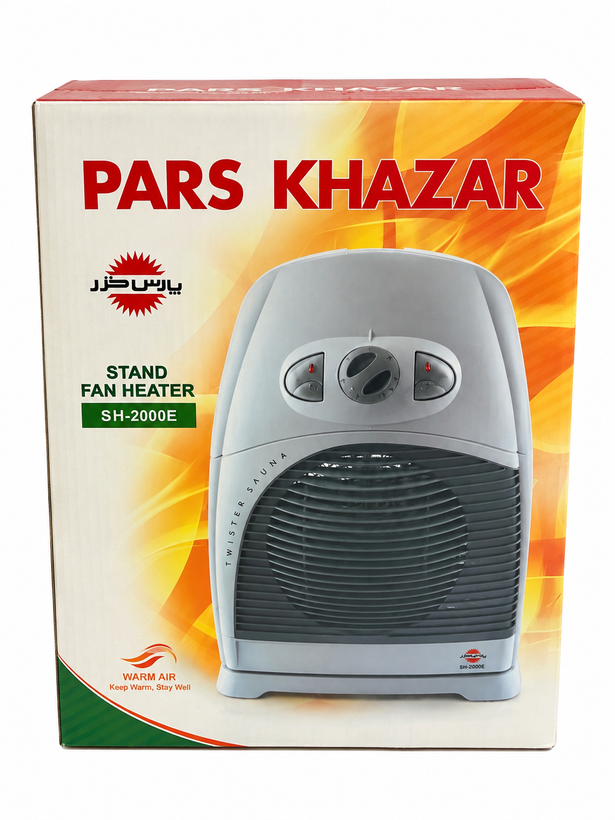 فن هیتر ایستاده 2000 وات با پایه ثابت مدل SH-2000E پارس خزر