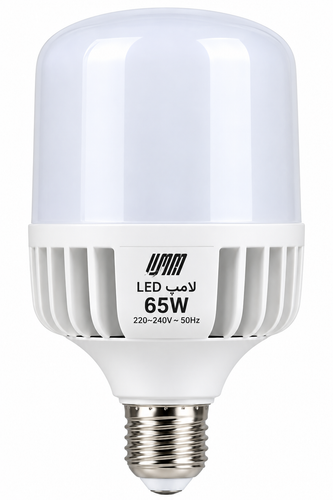 لامپ LED حبابدار 65 وات مهتابی E27 شیاردار آفتاب