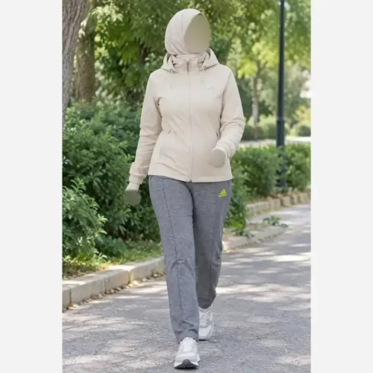 شلوار ورزشی و خانگی زنانه گلکسی پنبه ملانژ درجه یک فری سایز