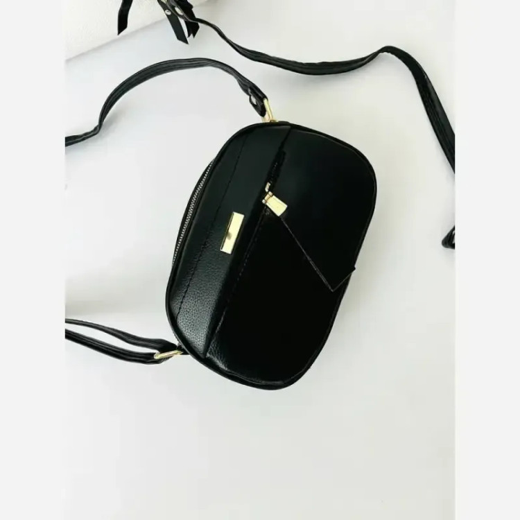 کیف ادویرو پلاس جدید مشکی چرم شرانگ سایز 22 در 14 مناسب روزمره