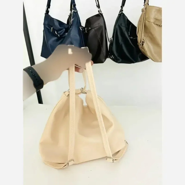 کیف زنانه دو کاره دستی و کوله پشتی جنس شرانگ وارداتی