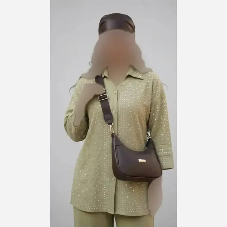 کیف اسپرت زنانه بند نواری جادار روزمره سایز 25 در 14 سانتی متر