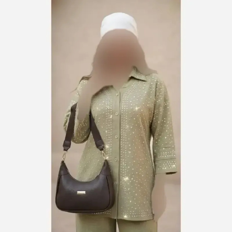 کیف اسپرت زنانه بند نواری جادار روزمره سایز 25 در 14 سانتی متر