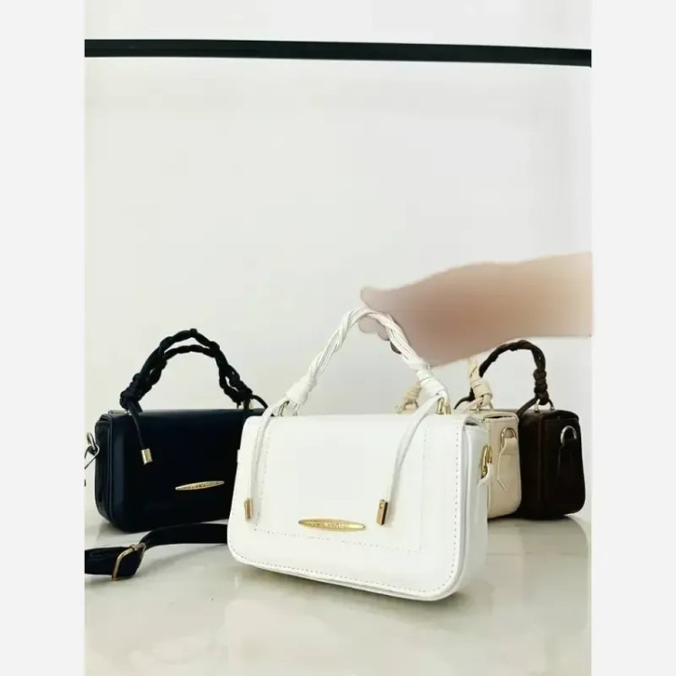 کیف دستی و دوشی مدل گیسو متریال وارداتی سایز 19 در 12 سانتی متر