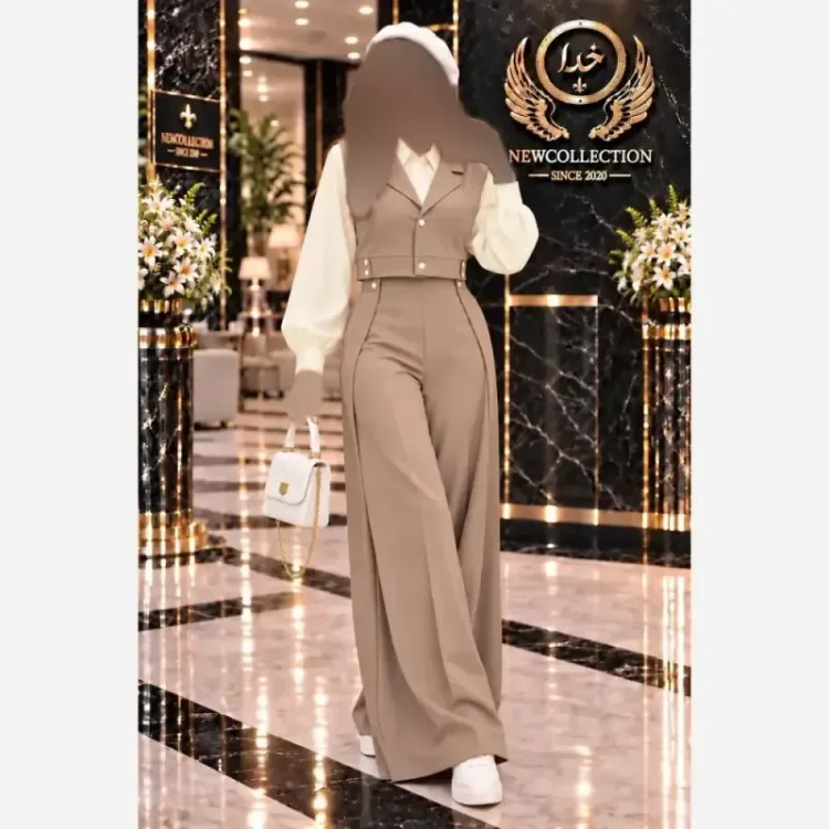 سه تیکه پاییزه زنانه سوپرمازراتی گرم بالا فری سایز