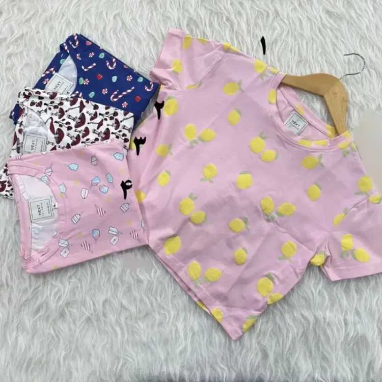 کراپ طرحدار نخ پنبه زنانه و دخترانه چهارفصل
