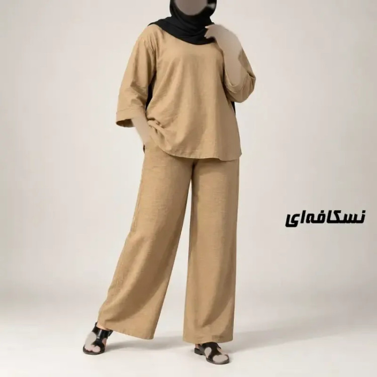 ست بلوز شلوار زنانه صوفیا فری سایز مناسب تا سایز 50