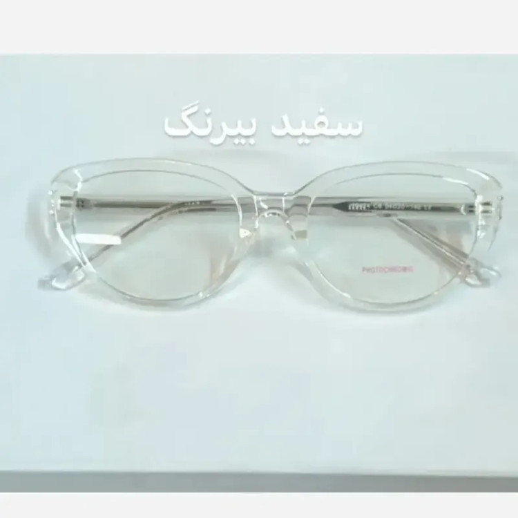 عینک آفتابی زنانه فتوکرومیک دسته سیم با قابلیت تعویض لنز مناسب صورت متوسط و ریز