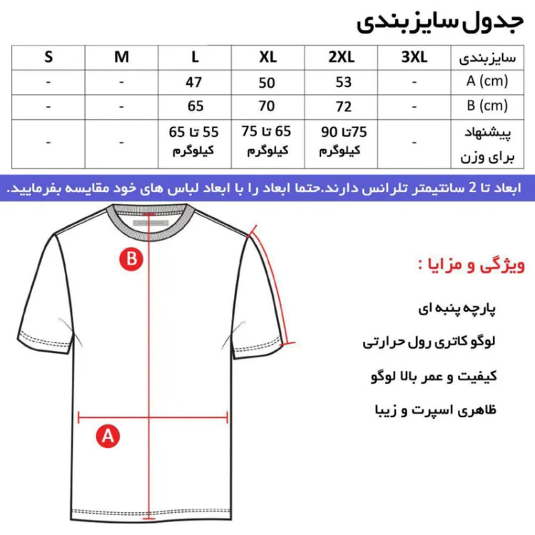 تیشرت آستین کوتاه مشکی مردانه یقه آرشال جنس نخی اعلا