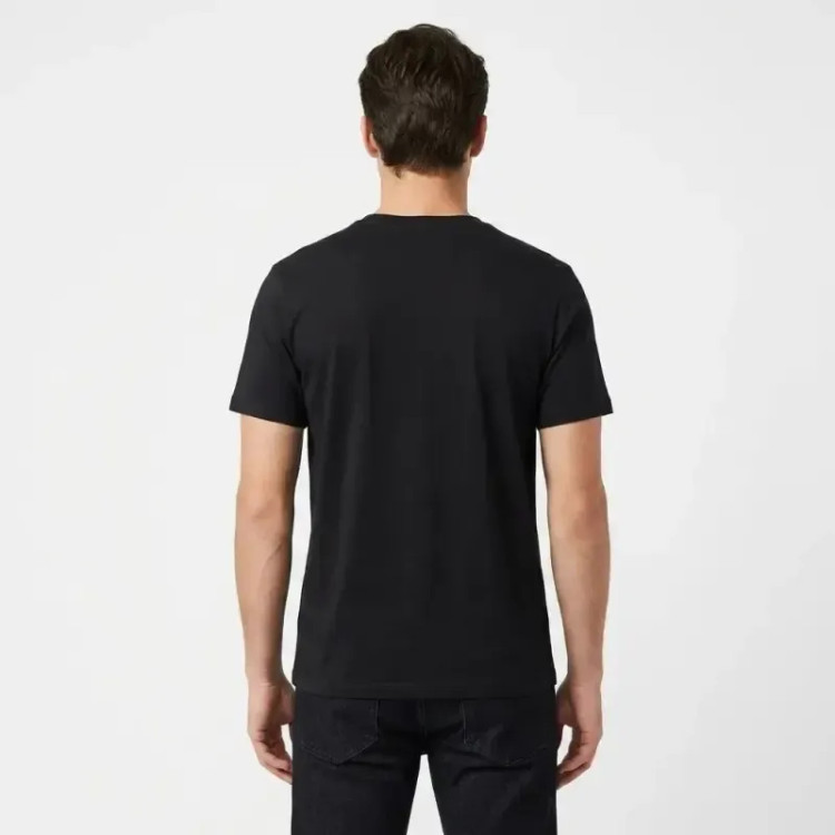 تیشرت یقه گرد مردانه طرح Just Do It مشکی نخ پنبه صد در صد مناسب ورزش و دورهمی