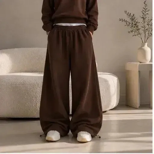 شلوار دورس سه نخ کالوین کلین دوکاره بگ و جاگر فری سایز
