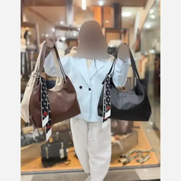 کیف زنانه ونوس شالدار جنس وارداتی شرانگ نرم خارجی