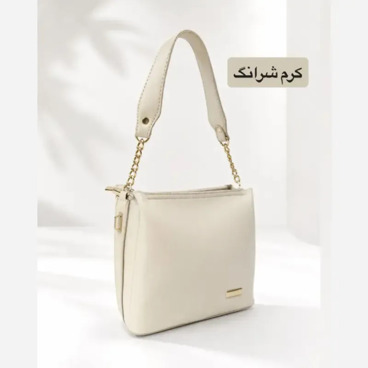 کیف زنانه چرم مصنوعی رسمی و روزمره با بند بلند