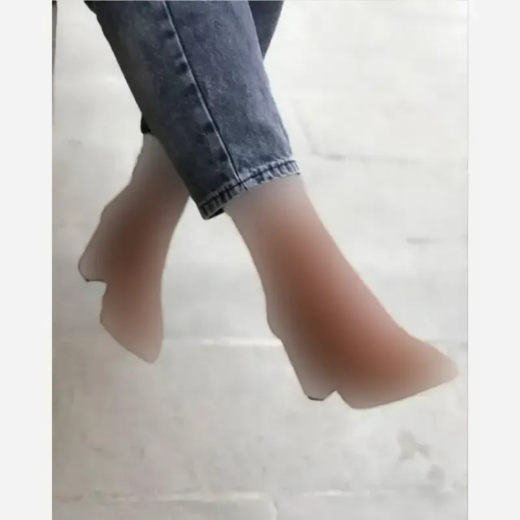 نیم بوت پاشنه دار زنانه پاشنه 5 سانت سایز 37 تا 40 رنگ مشکی قهوه ای عسلی