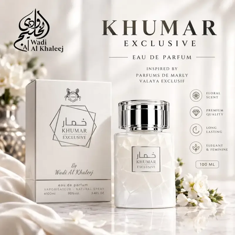 عطر ادکلن زنانه خمار اکسکلوسیو وادی الخلیج 100 میل ادوپرفیوم