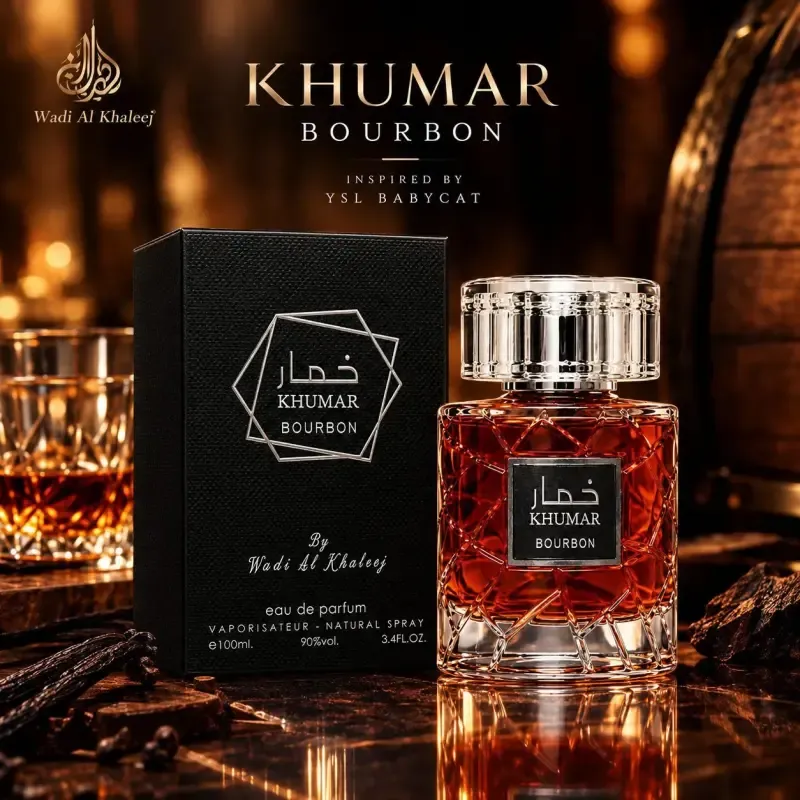 عطر ادو پرفیوم خمار بوربون وادی الخلیج حجم 100 میل زنانه و مردانه